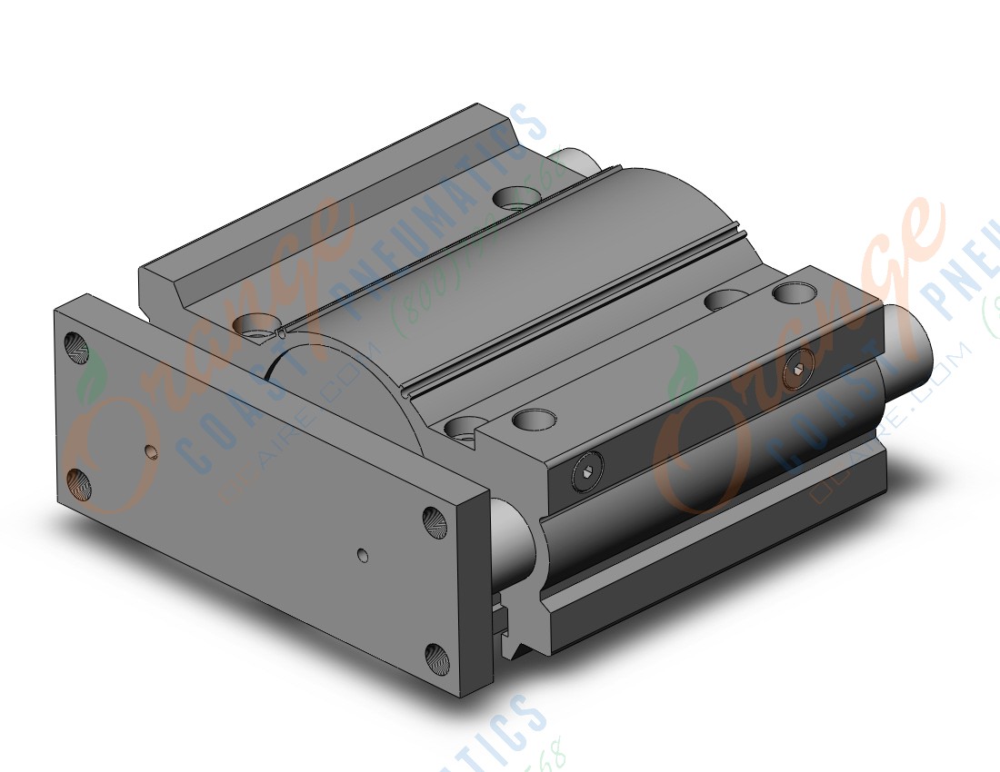 SMC MGPM100-125Z cyl, compact guide, slide brg, MGP COMPACT GUIDE CYLINDER
