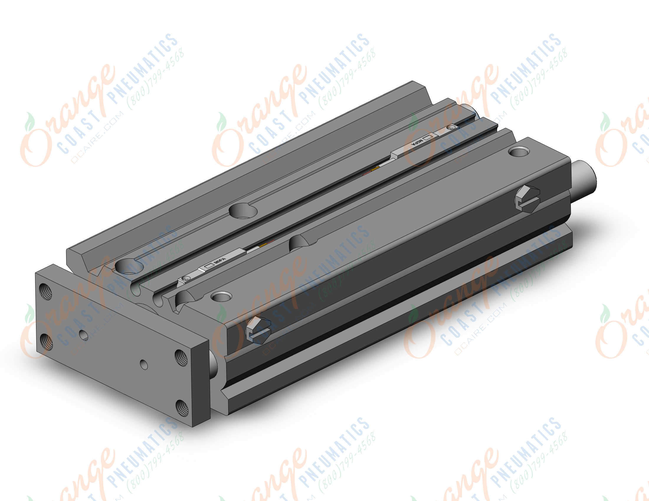 SMC MGPM16-100Z-M9PA cyl, compact guide, slide brg, MGP COMPACT GUIDE CYLINDER