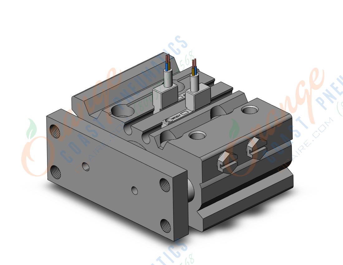 SMC MGPM16-10Z-M9BVL cyl, compact guide, slide brg, MGP COMPACT GUIDE CYLINDER
