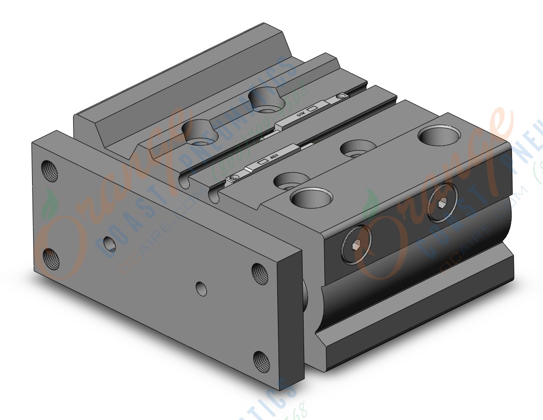 SMC MGPM25-25Z-A93 cyl, compact guide, slide brg, MGP COMPACT GUIDE CYLINDER