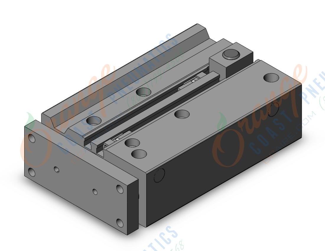 SMC MGPM25-75-HN-A93 cyl, end lock guide, slide brg, MGP COMPACT GUIDE CYLINDER