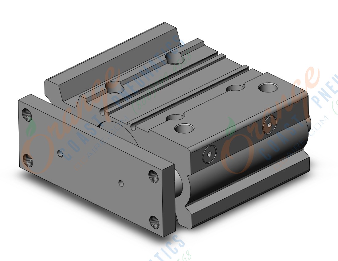 SMC MGPM40TN-50Z cyl, compact guide, slide brg, MGP COMPACT GUIDE CYLINDER