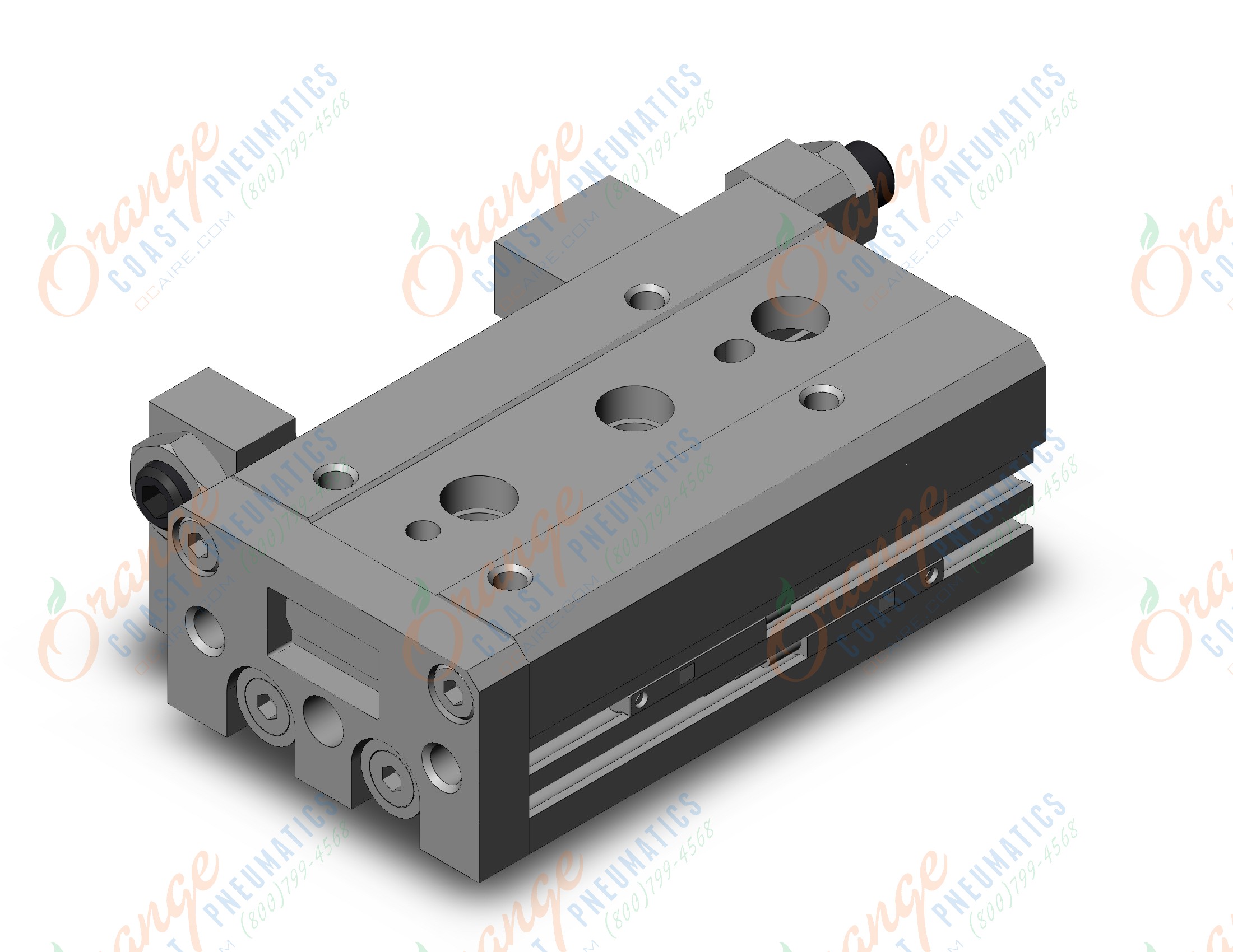 SMC MXS12-40A-M9PZ cyl, slide table, stroke adj, MXS/MXJ GUIDED CYLINDER