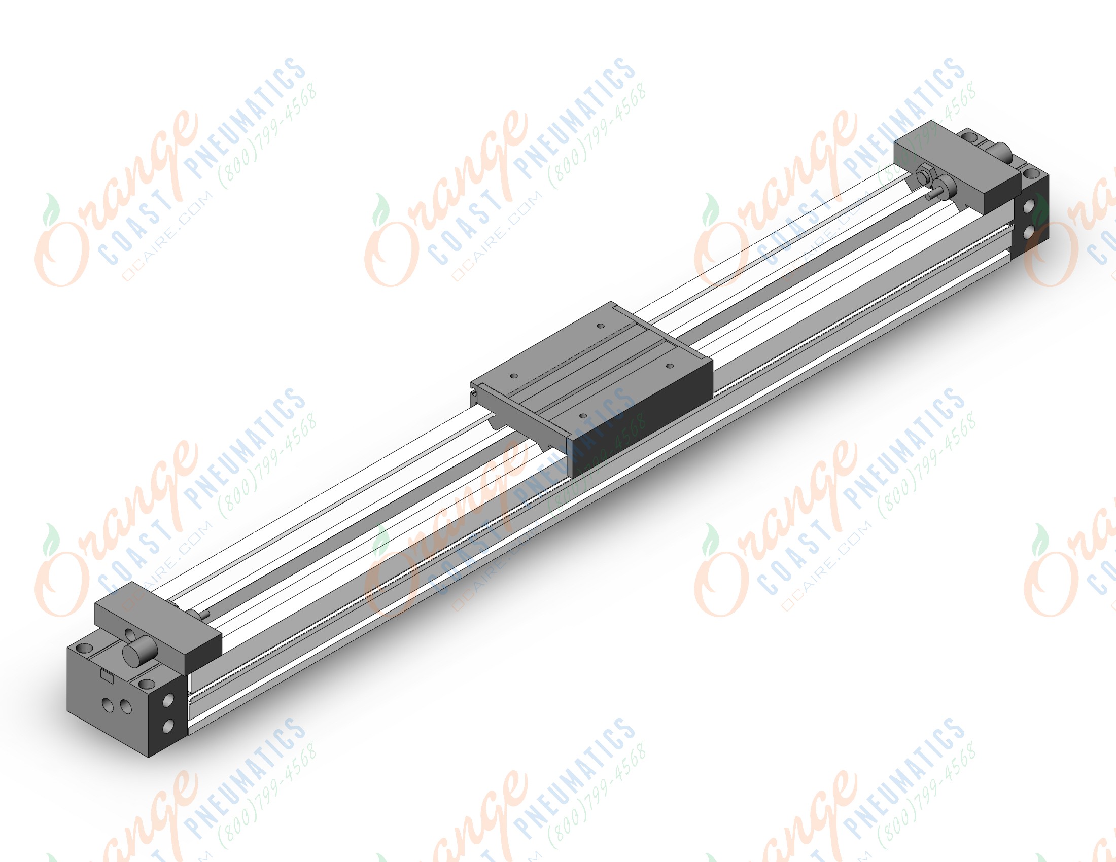 SMC MY1M40TN-700H cyl, rodless, slide brg guide, MY1M GUIDED CYLINDER