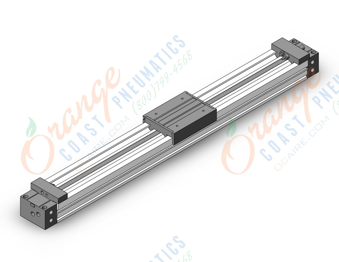 SMC MY1M40TNG-700AL cyl, rodless, slide brg guide, MY1M GUIDED CYLINDER