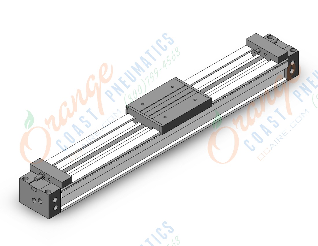 SMC MY1M50-600A cyl, rodless, slide brg guide, MY1M GUIDED CYLINDER