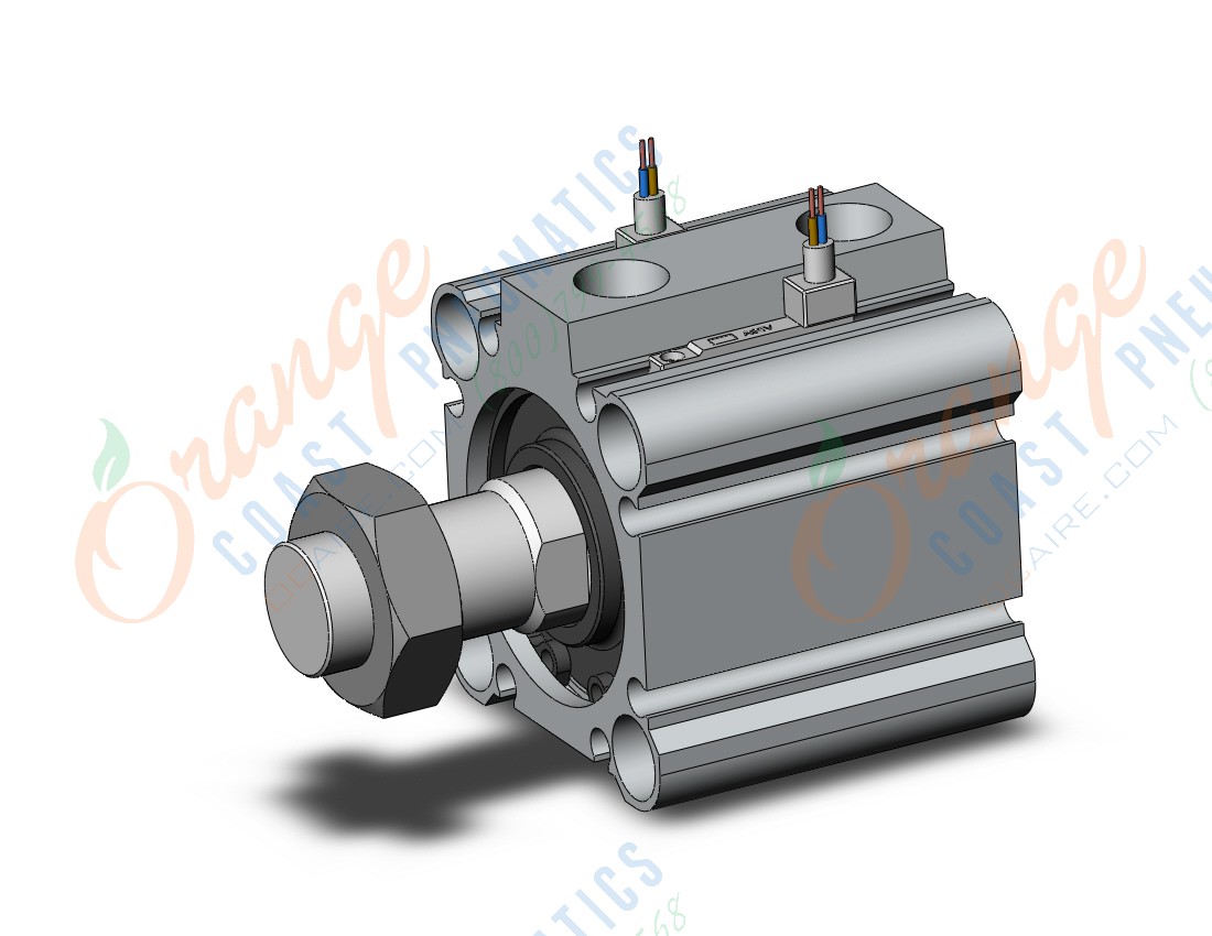 SMC CDQ2B32-10DMZ-A90VL cylinder, CQ2-Z COMPACT CYLINDER