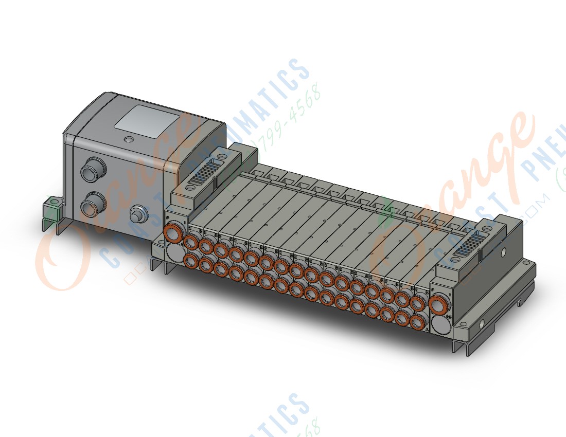 SMC SS5V1-W10S1ZEND-16BS-N7-D0 mfld, ether net si unit, SS5V1 MANIFOLD SV1000