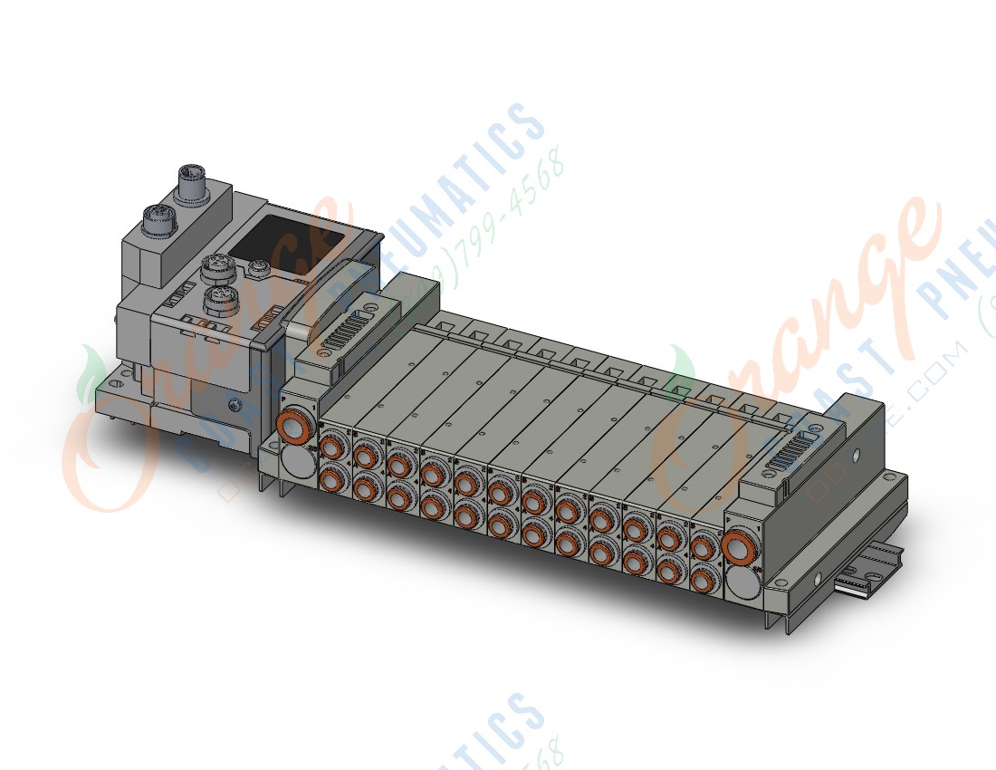 SMC SS5V2-W10S6ZE2D-12BS-N7-D mfld, plug-in, SS5V2 MANIFOLD SV2000