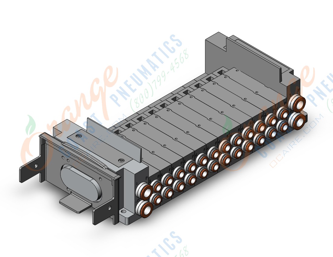 SMC SS5Y5-10S60-12B-N7 manifold, NEW SY5000 MFLD