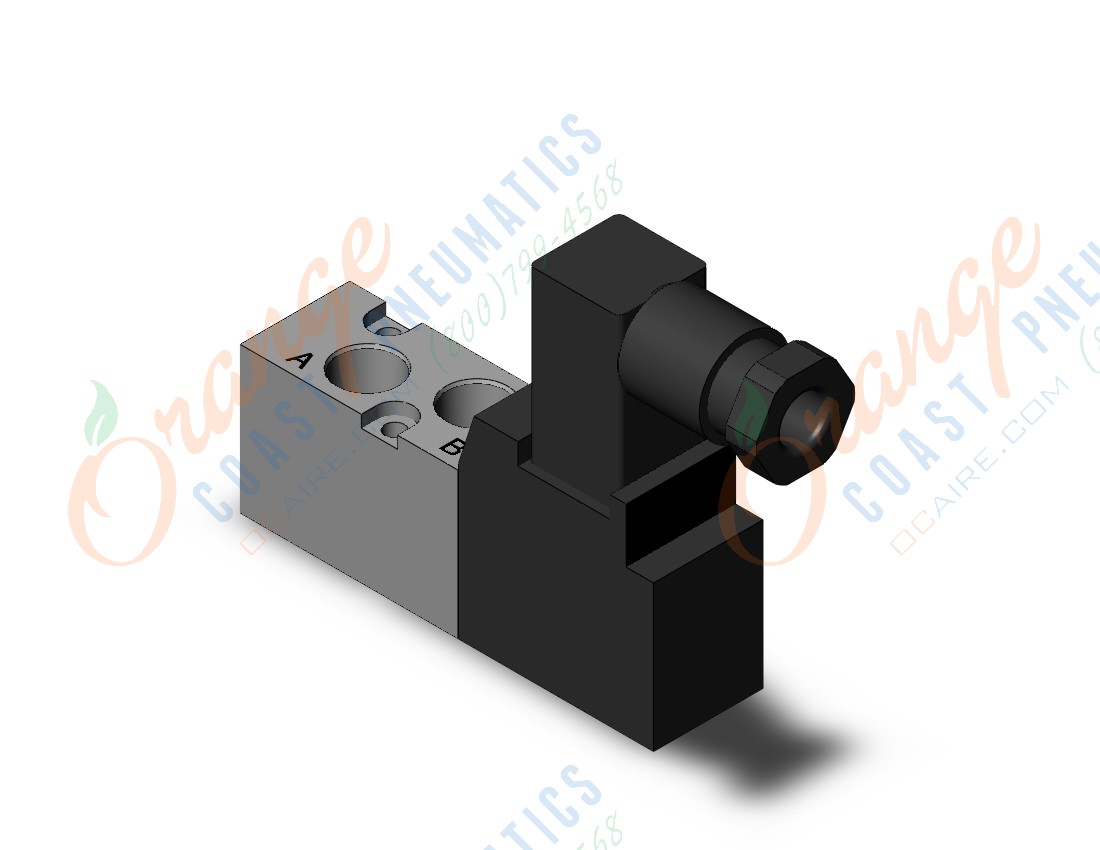 SMC VK3120-5DZ-01T valve 4 way body ported, VK3000 SOL VALVE 4/5 PORT