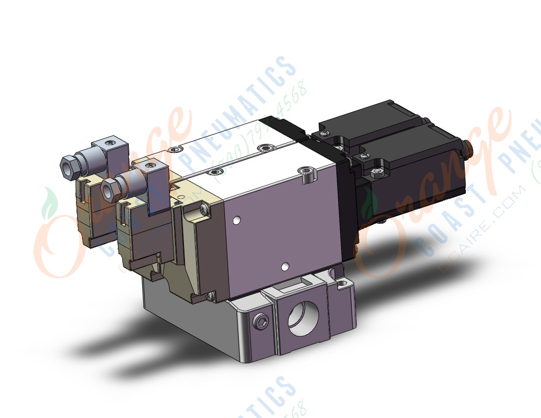 SMC VP744-5DZ1-04N-M-X538 valve, sol, VP3/5/7 SOL VALVE 3-PORT