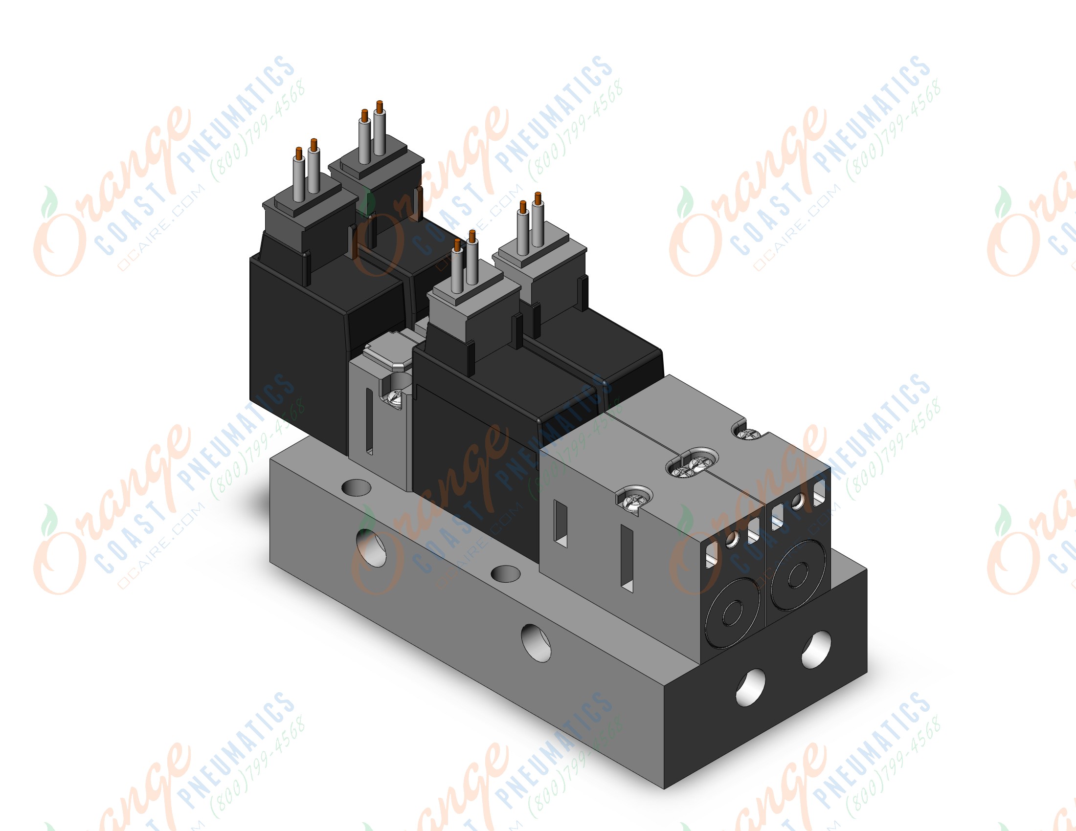 SMC VQD1000-V-02-5 vacuum/release manifold, VQD1151 VALVE, SOL 4/5-PORT