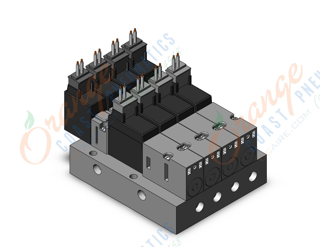 SMC VQD1000-V-04-5 vacuum/release manifold, VQD1151 VALVE, SOL 4/5-PORT