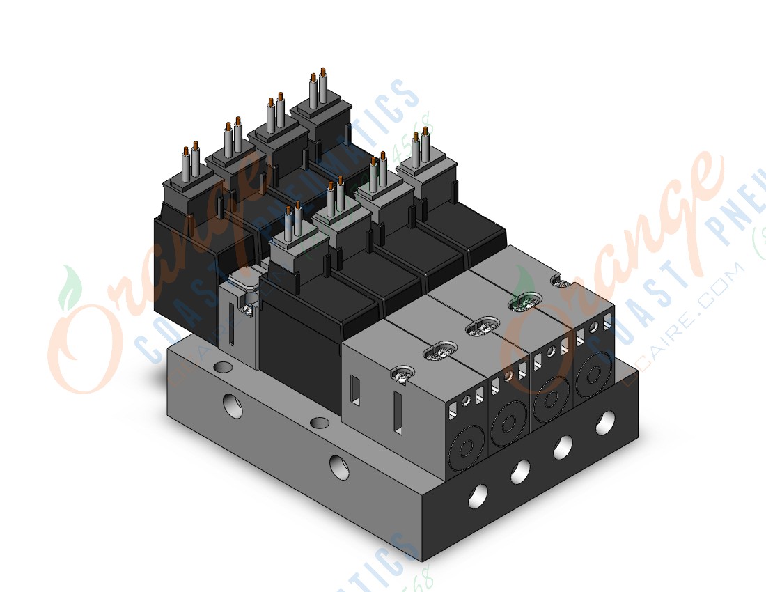 SMC VQD1000-VL-04-5 vacuum/release manifold, VQD1151 VALVE, SOL 4/5-PORT