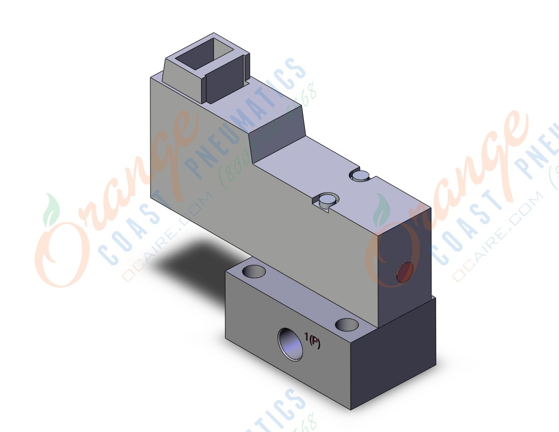 SMC VQD1151V-5LO-M5 valve, base mt (dc), VQD1151 VALVE, SOL 4/5-PORT***