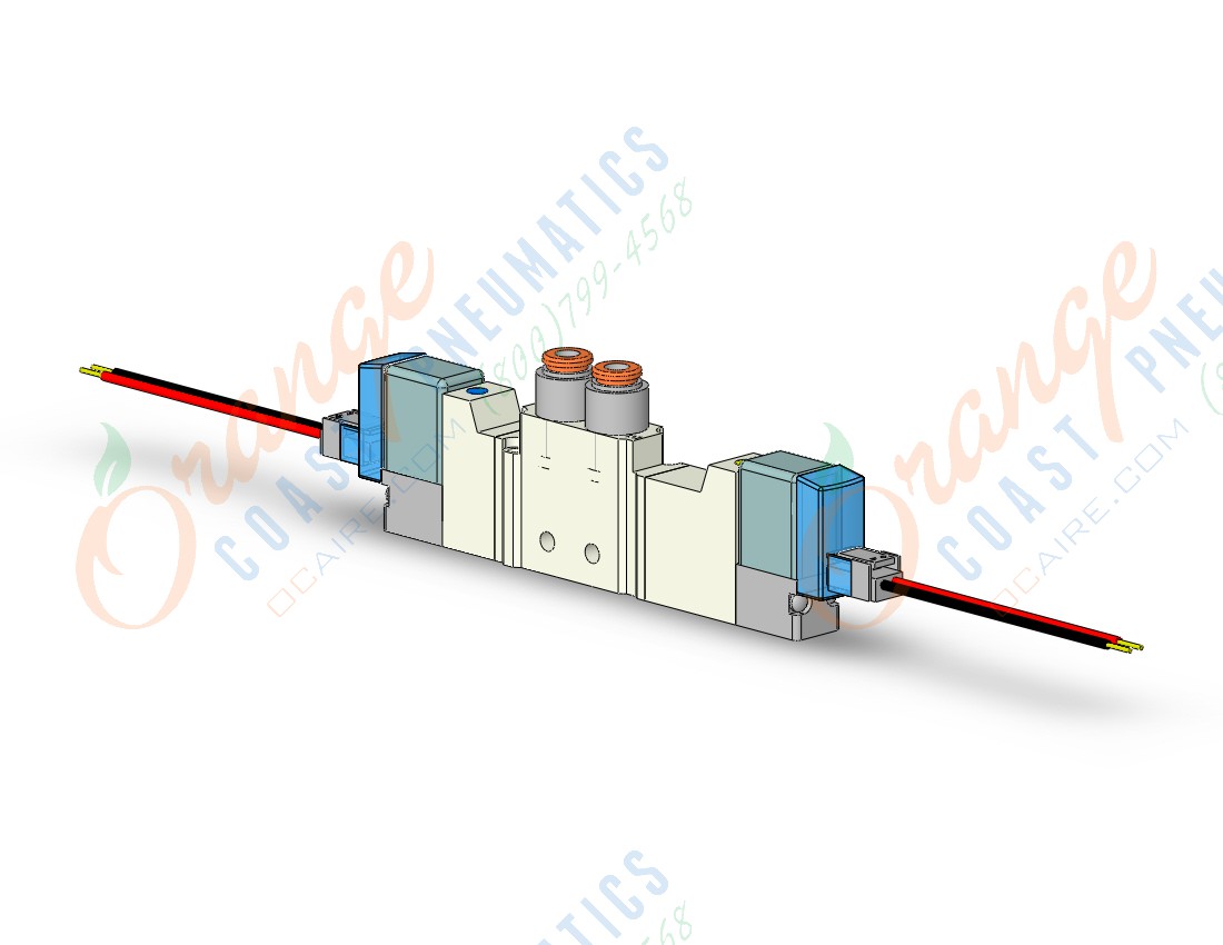 SMC VQZ1320-5L1-C4 valve, body ported (dc), VQZ1000 VALVE, SOL 4/5-PORT***