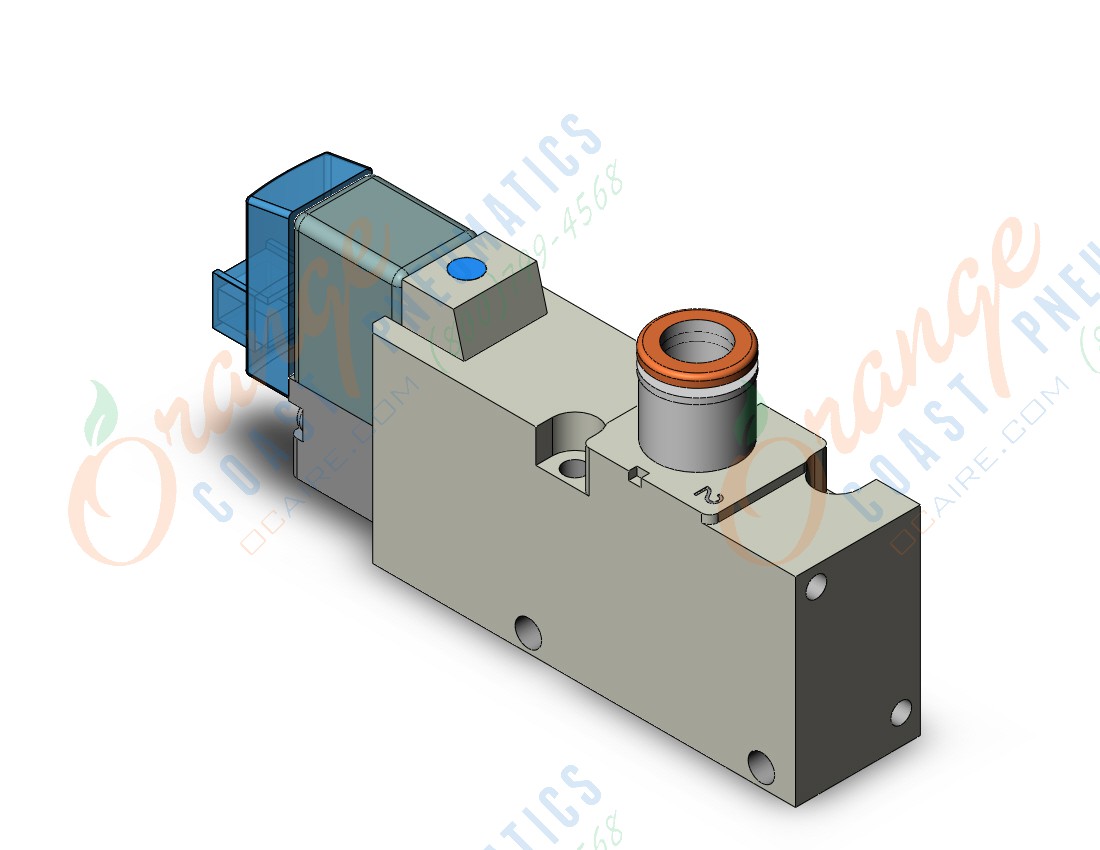 SMC VQZ222-6LO1-N7T valve, body ported (dc), VQZ200 VALVE, SOL 3-PORT***