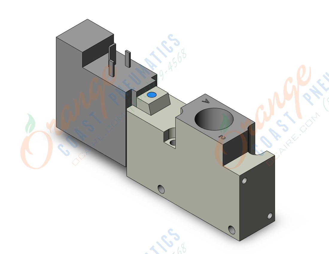 SMC VQZ332-5YO1-02 valve, body port, din, VQZ300 VALVE, SOL 3-PORT***