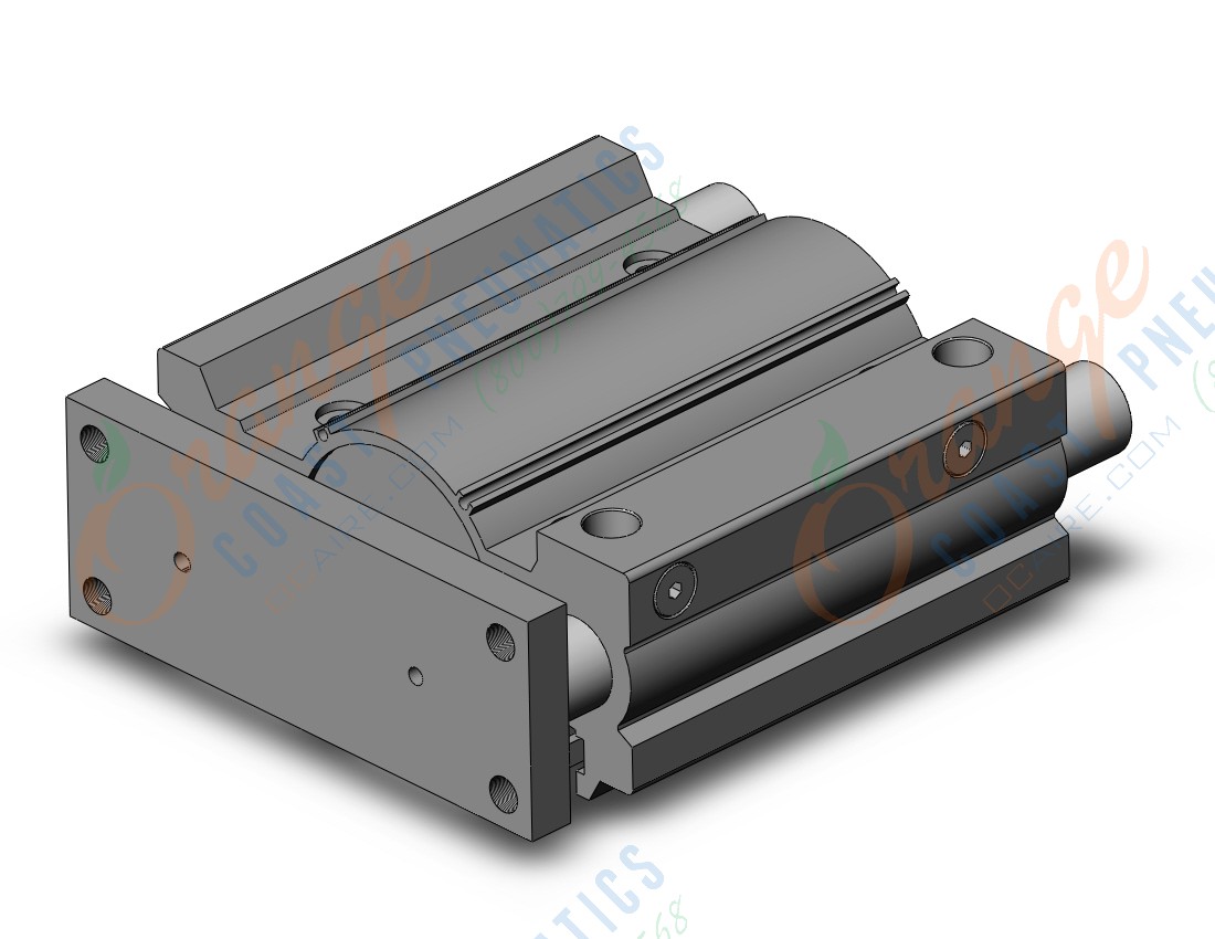 SMC MGPM80-125Z cyl, compact guide, slide brg, MGP COMPACT GUIDE CYLINDER