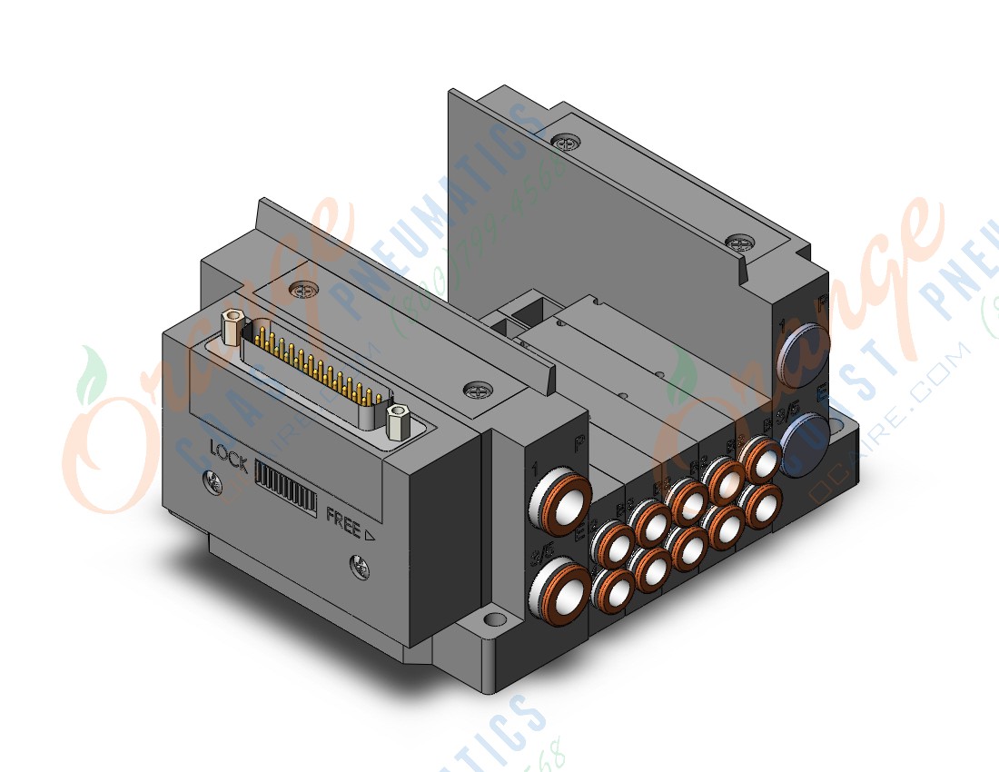 SMC SS5Y3-10F1-05D-C6 manifold, NEW SY3000 MFLD