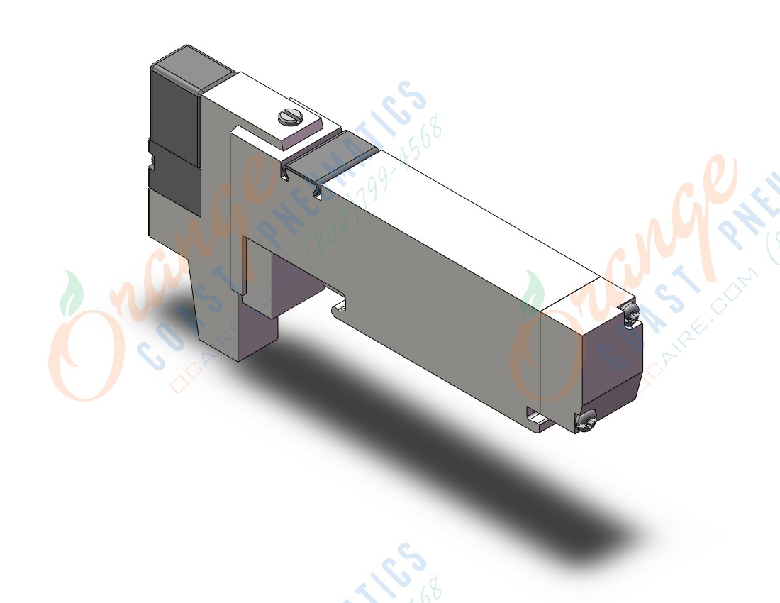 SMC VQ2101-3BW1 valve, sgl sol, plug-in, ip65, VQ2 SOL VALVE 4 WAY***