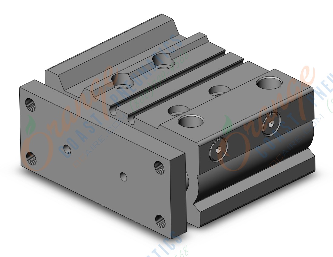 SMC MGPM25TF-25Z cyl, compact guide, slide brg, MGP COMPACT GUIDE CYLINDER