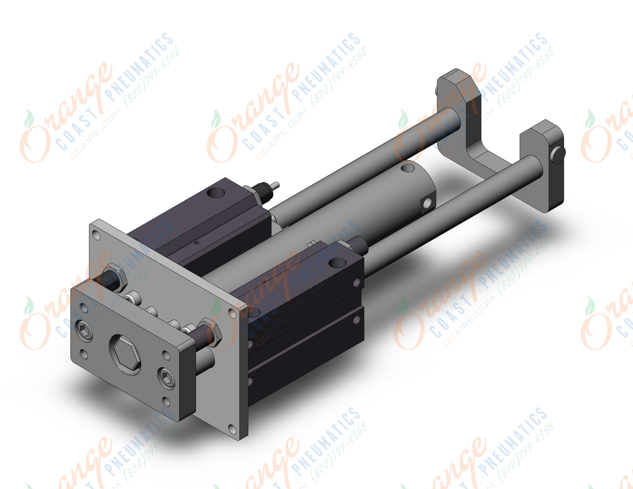 SMC MGGLF50TN-250 cyl, guide, MGG GUIDED CYLINDER