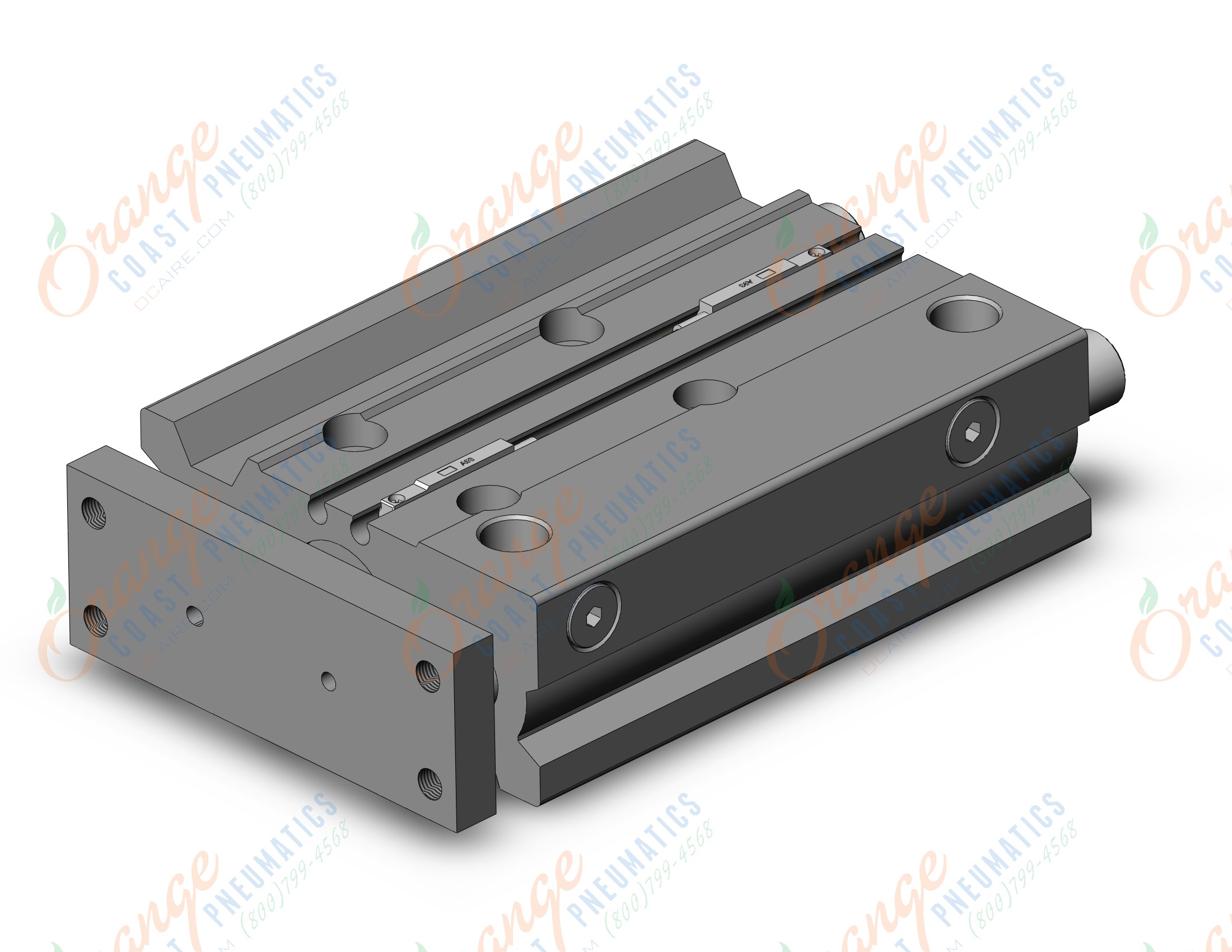 SMC MGPM20-75Z-A93L cyl, compact guide, slide brg, MGP COMPACT GUIDE CYLINDER