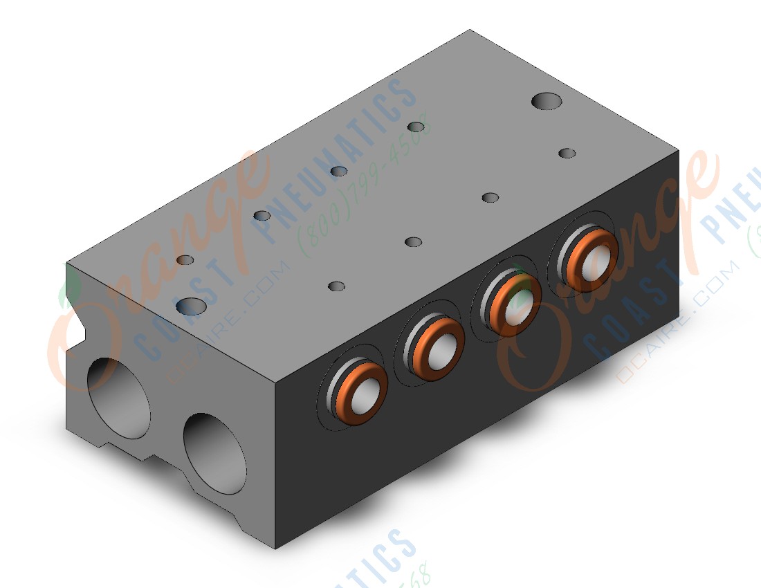 SMC VV3QZ25-04C6C-Q manifold, VV3QZ* MANIFOLD VQZ 3-PORT***