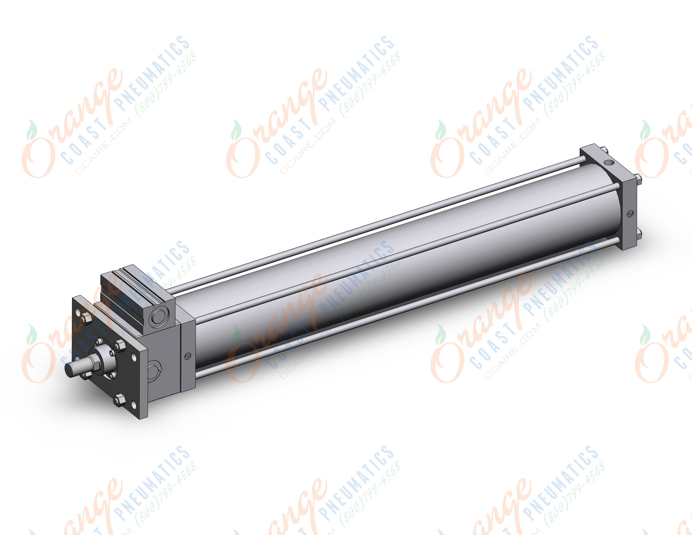 SMC CDLSF140TN-1000-D cyl, locking,lg bore w/lock sw, CLS1 ONE WAY LOCK-UP CYLINDER