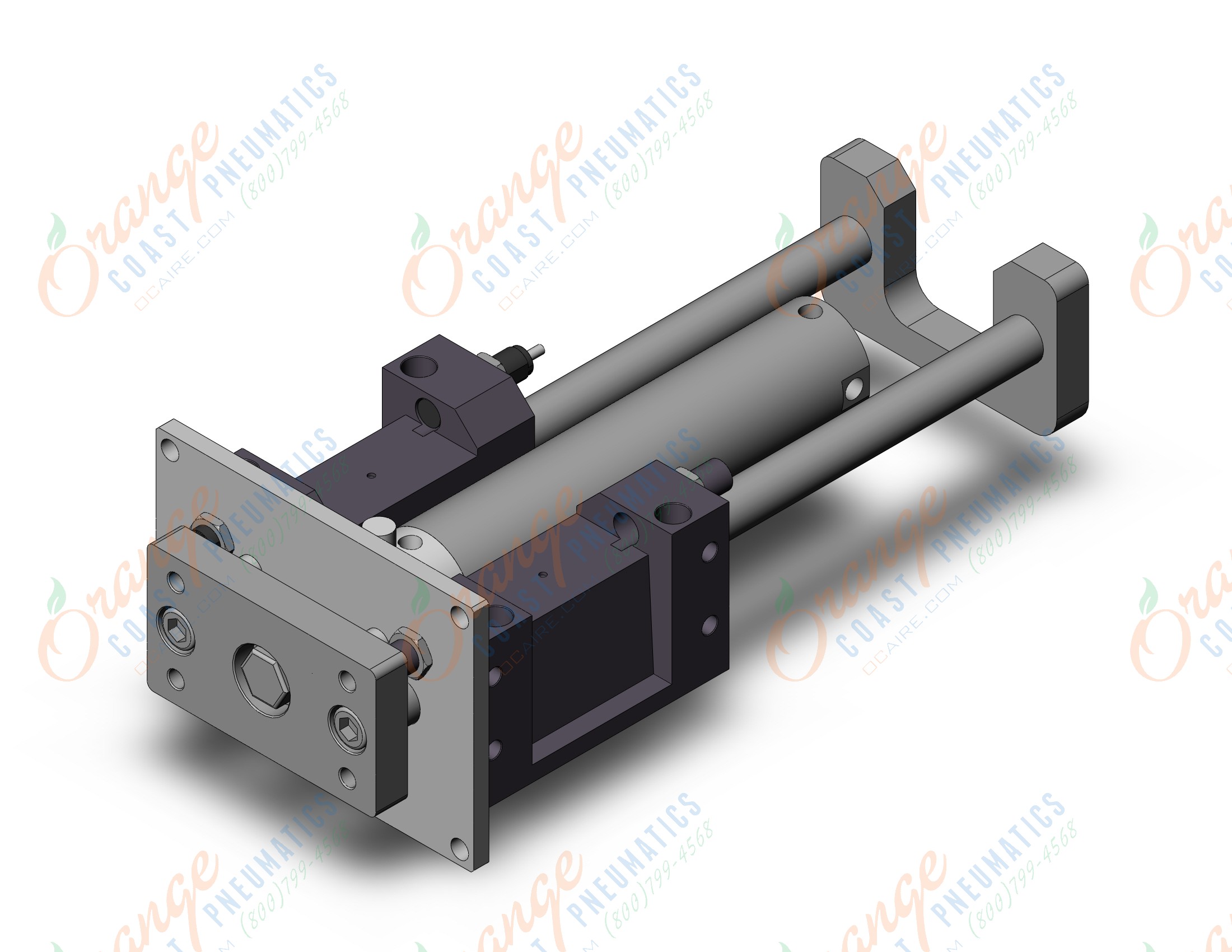 SMC MGGMF63TN-250-RL cyl, guide, end lock, MGG GUIDED CYLINDER