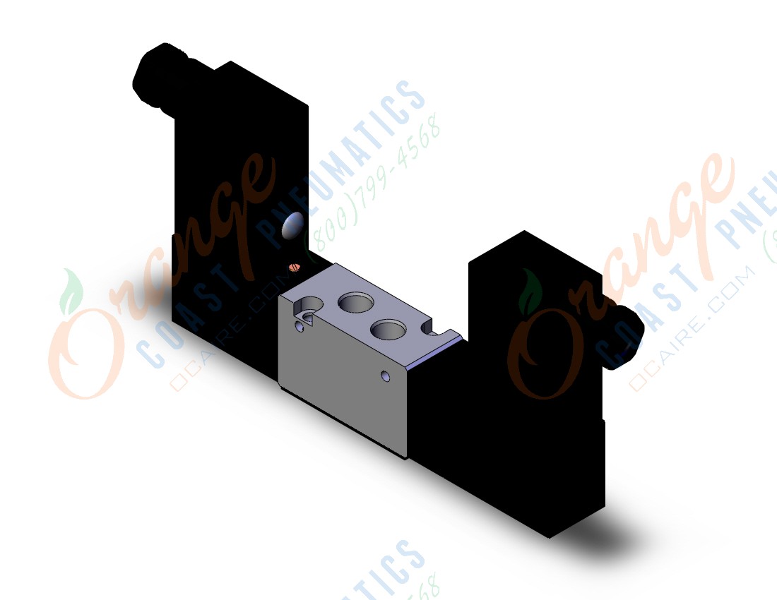 SMC VFS1420-5DZB-01T valve dbl 1220-1530 body port, VFS1000 SOL VALVE 4/5 PORT