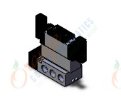SMC VFS5600-3FZ-06T valve dbl plugin base mount, VFS5000 SOL VALVE 4/5 PORT
