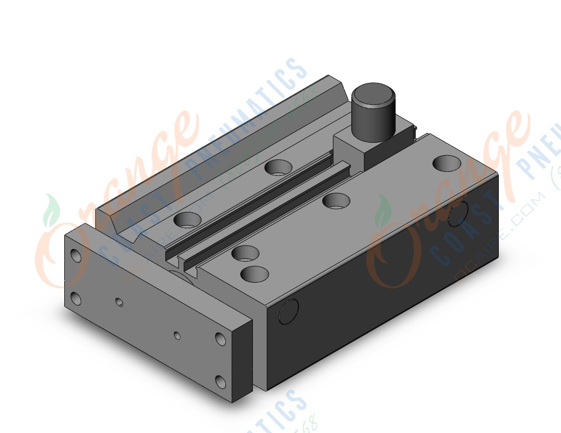SMC MGPM20-50-HL cyl, end lock guide, slide brg, MGP COMPACT GUIDE CYLINDER