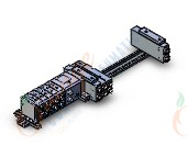 SMC SS5V3-W10S1ZEN53ND-12B-C10-D mfld, ether net si unit, SS5V3 MANIFOLD SV3000