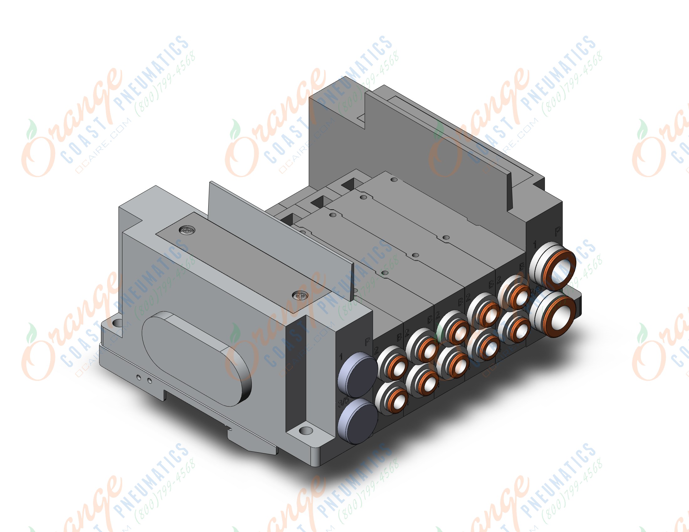 SMC SS5Y5-10S0-05U-C6D0 manifold, NEW SY5000 MFLD