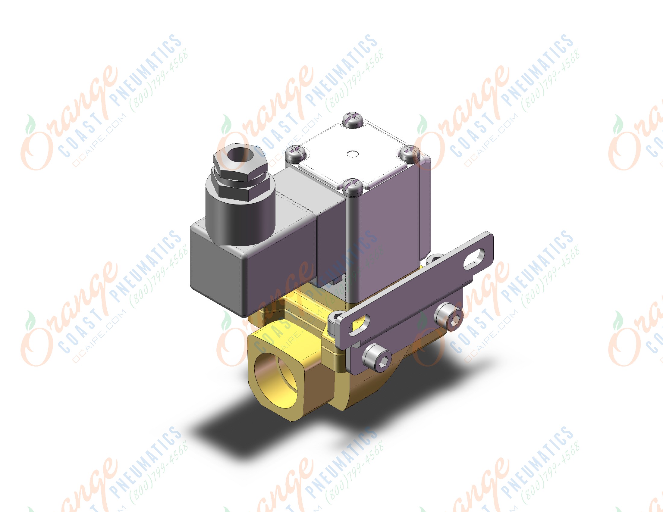 SMC VXZ240FGBXB valve, for air, size 4 n.c., VXD/VXZ 2-WAY MEDIA VALVE