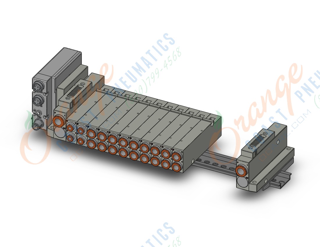 SMC SS5V2-W10S1EAD-16BS-C4-D mfld, plug-in, SS5V2 MANIFOLD SV2000