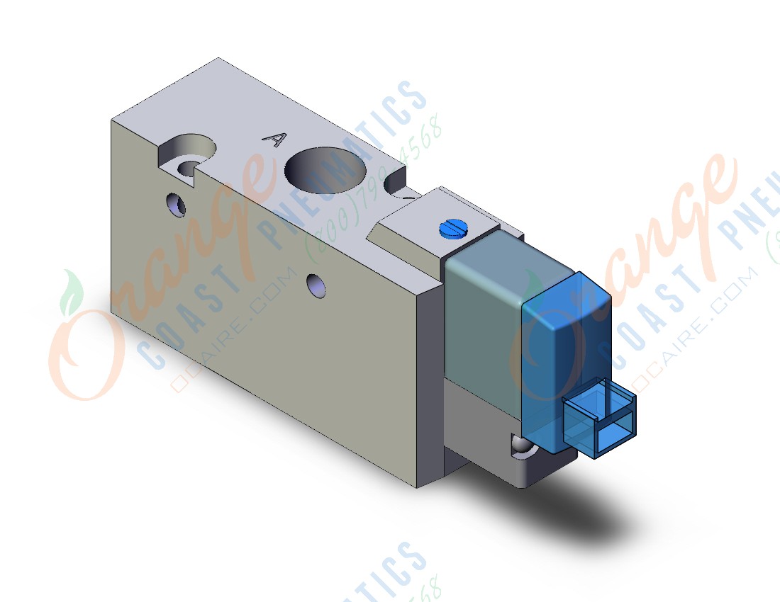 SMC SYJ712-5LOZD-01 valve, sol, body pt (dc), SYJ700 SOLENOID VALVE 3/PORT***