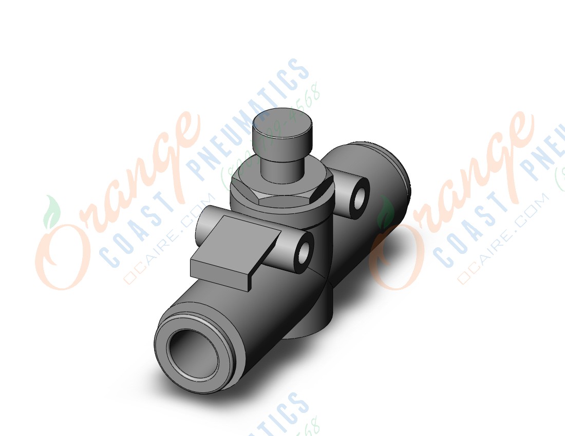 SMC AS3002F-10-X214 flow control,inline w/fitting, FLOW CONTROL W/FITTING***