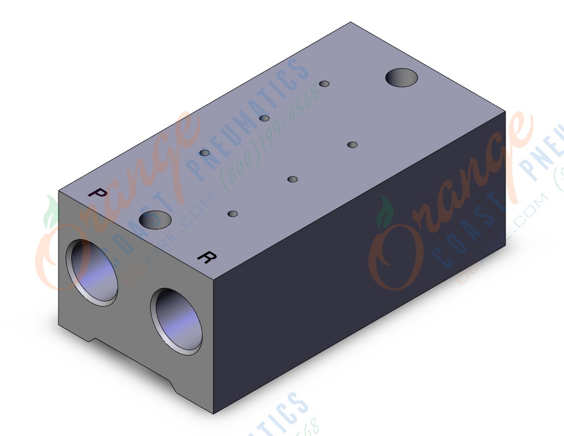 SMC SS5YJ5-42-03-01 mfld assy, 3-sta, SS5YJ5 MANIFOLD SYJ5000 5/PORT***