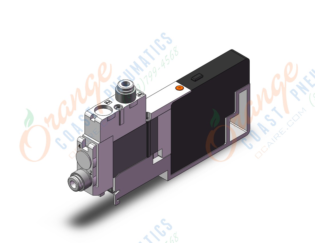 SMC SQ1131-51-L4-M valve, sgl, plug-in, SQ1000 VALVE, SOL 4-WAY***