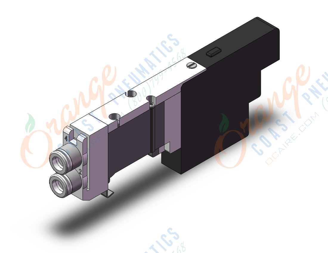 SMC SQ1131NR-5B1-C6 valve, sgl, plug-in, SQ1000 VALVE, SOL 4-WAY***