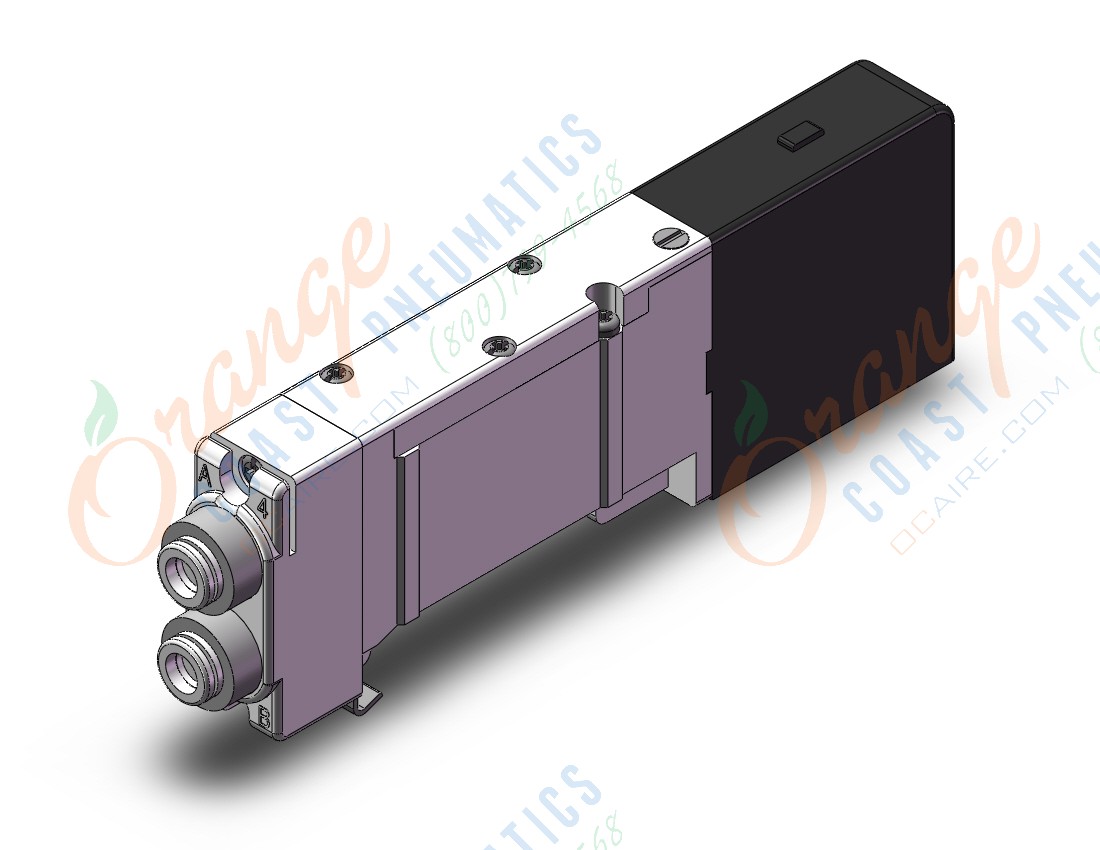 SMC SQ2131N-5B1-C6 valve, sgl, plug-in, SQ2000 VALVE, SOL 4-WAY***