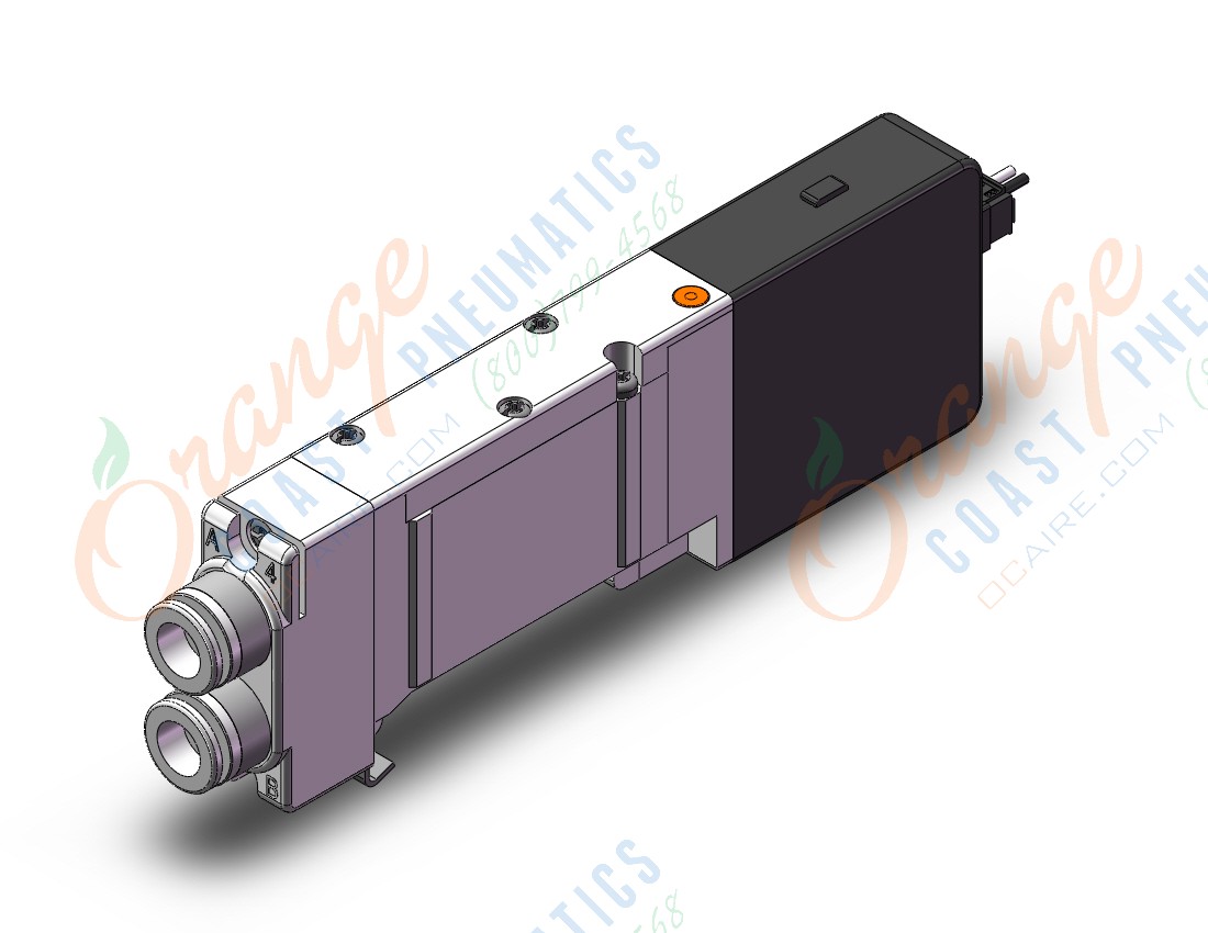 SMC SQ2141N-5L1-C8 valve, sgl, n/plug-in, SQ2000 VALVE, SOL 4-WAY***