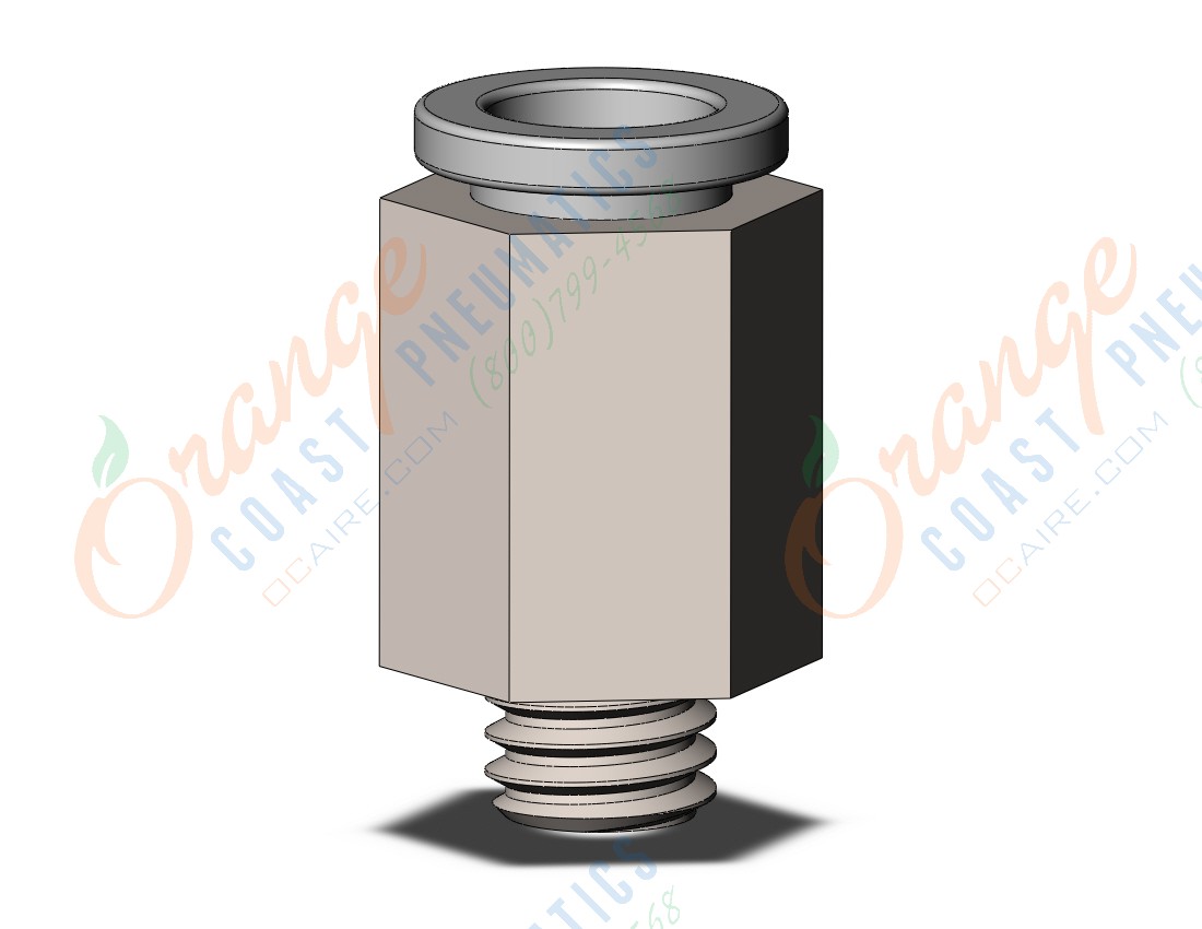 SMC KQ2H06-M6N fitting, male connector, KQ2 FITTING (sold in packages of 10; price is per piece)