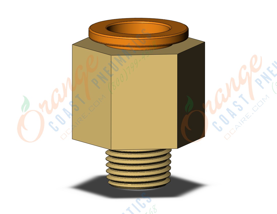 SMC KQ2H11-34A fitting, male connector, KQ2 FITTING (sold in packages of 10; price is per piece)