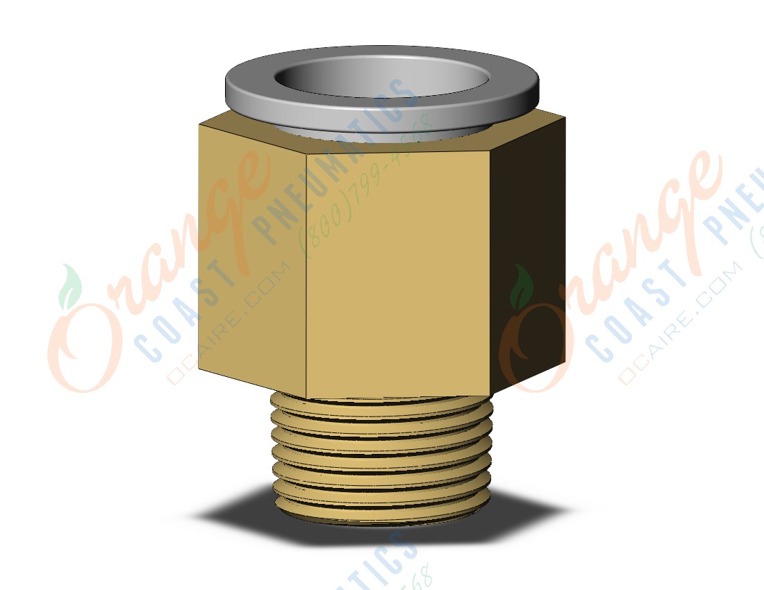 SMC KQ2H16-03A fitting, male connector, KQ2 FITTING (sold in packages of 10; price is per piece)