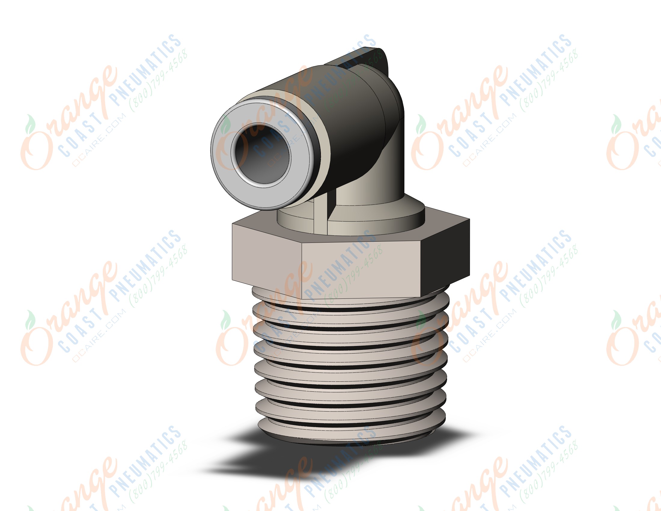 SMC KQ2L04-02N fitting, male elbow, KQ2 FITTING (sold in packages of 10; price is per piece)